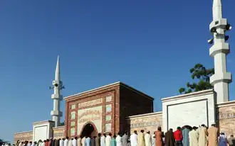 The Lal Masjid in Islamabad