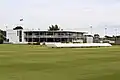 View of the completed pavilion.