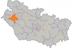 Location of Moyenneville