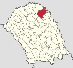 Location in Botoșani County