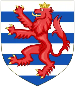 Coat of arms of Lusignans as the Kings of Cyprus.
