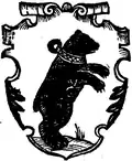 Coat of arms of Samogitia from Marcin Bielski's book Kronika Polska, 1597