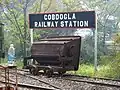Cobdogla Railway Station sign