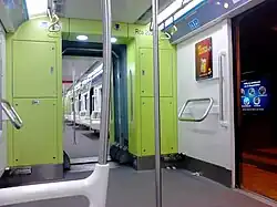 Entrance of the cars