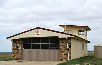 Country Fire Authority shed at Coimadai