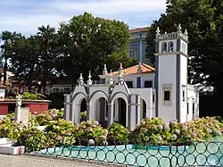 The diorama for the Azores with church and Portas da Cidade