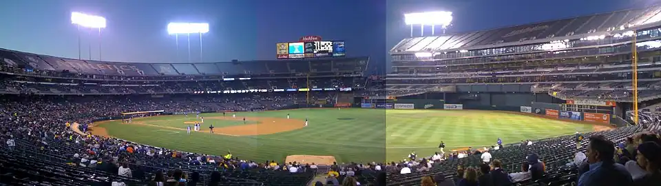 Oakland Coliseum Exterior – 2017