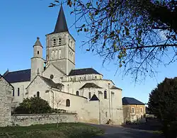 The collegiate church of Saint-Georges, in Faye-la-Vineuse