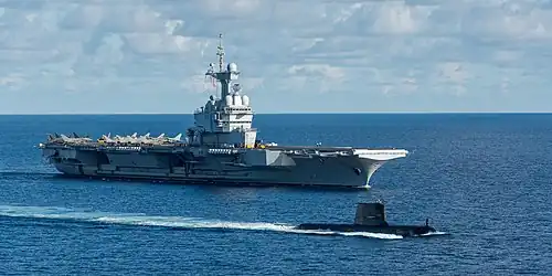Charles de Gaulle (R91) nuclear-powered aircraft carrier