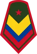 Sargento primero (Colombian National Army)[34]