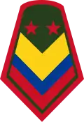 Sargento mayor (Colombian National Army)[31]
