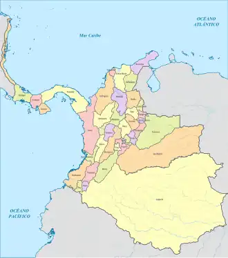 Image 3Provinces of the Republic of New Granada in 1851 (from History of Panama)
