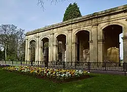 Loggia* of the demolished Marton Hall