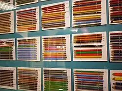 Coloured pencils
