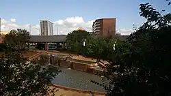 The courtyard of the Ironworks