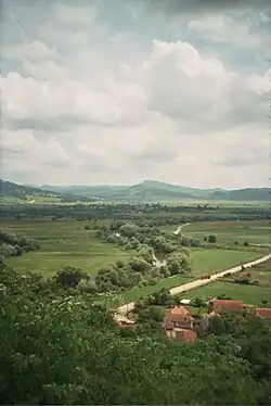 View over Comăna commune