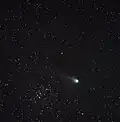 Photo of comet C/2001 Q4 (NEAT) next to Messier 44