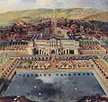 The parterre and pièce d'eau in front of the castle of Commercy, by an anonymous artist (18th century)