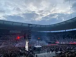 Audience view of the After Hours til Dawn Tour in France