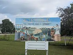 Welcome Sign in Conesville