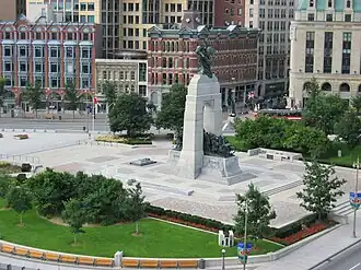 Central Chambers (leftmost building) at Confederation Square