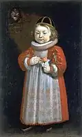 A boy's portrait, Joseph von Orelli, 1657
