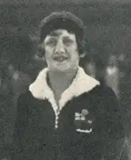 Constance Wilson posing for photograph