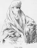 Veiled Turkish woman