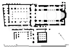 Ground plan of the church
