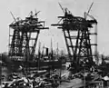 Bridge under construction, 1913