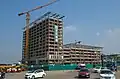 East campus under construction in July 2018
