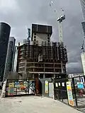 Tower 2 under construction in March 2025