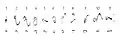 All eleven numerals found in the Kandyan Convention are given in the second row and the corresponding numerals which are given by Mendis Gunesekera are given below for comparison. Number 2 and 3 of Sinhala Illakkam have a slight variation.