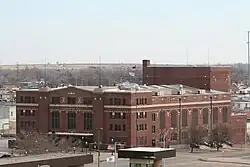 Outdoor view of Convention Hall, home of the Mark Price Arena.