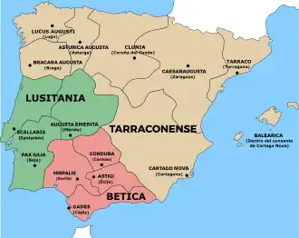 Roman Iberia after Claudius: Conventus juridici (Emeritensis, Scalabitanus and Pacensis)