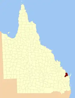 Location within Queensland