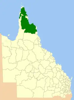 Location within Queensland