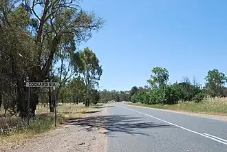 Entering Cookardinia