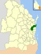 Location within Queensland
