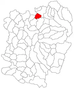 Location in Caraș-Severin County