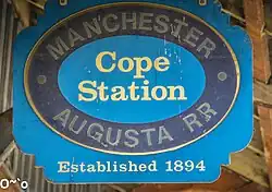 Cope Station Manchester and Augusta Railroad