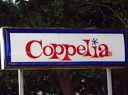 Old logotype at Coppelia Havana.