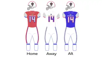 Northern Arizona Wranglers uniforms