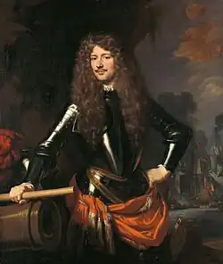 Portrait of Cornelis Evertsen the Youngest, Lieutenant Admiral of Zeeland (1662) by Nicolaes Maes