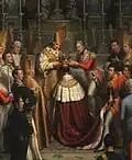 Coronation Ferdinand V (detail)