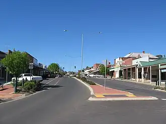 Hansen St, the main street of Corryong