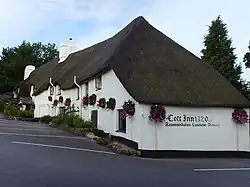 The Cott Inn at Cott, Dartington, Devon, UK dates from 1320