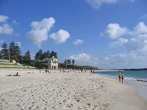 View of Cottesloe Beach in summer 2006/07