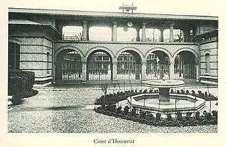 The courtyard of honor, same brochure.