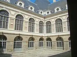 Interior courtyard